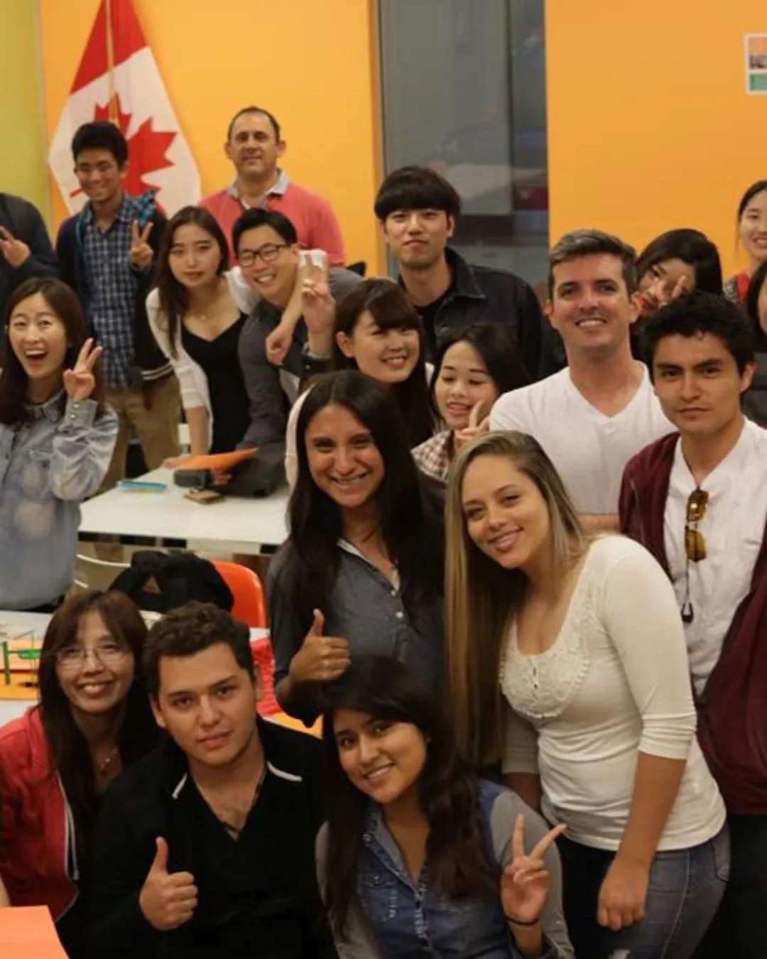 Estudiantes en Canadá